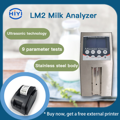 LM2 다양한 매개 변수에 대한 우유 테스트 단백질 젖소 지방 빠른 테스트 완전 자동 청소